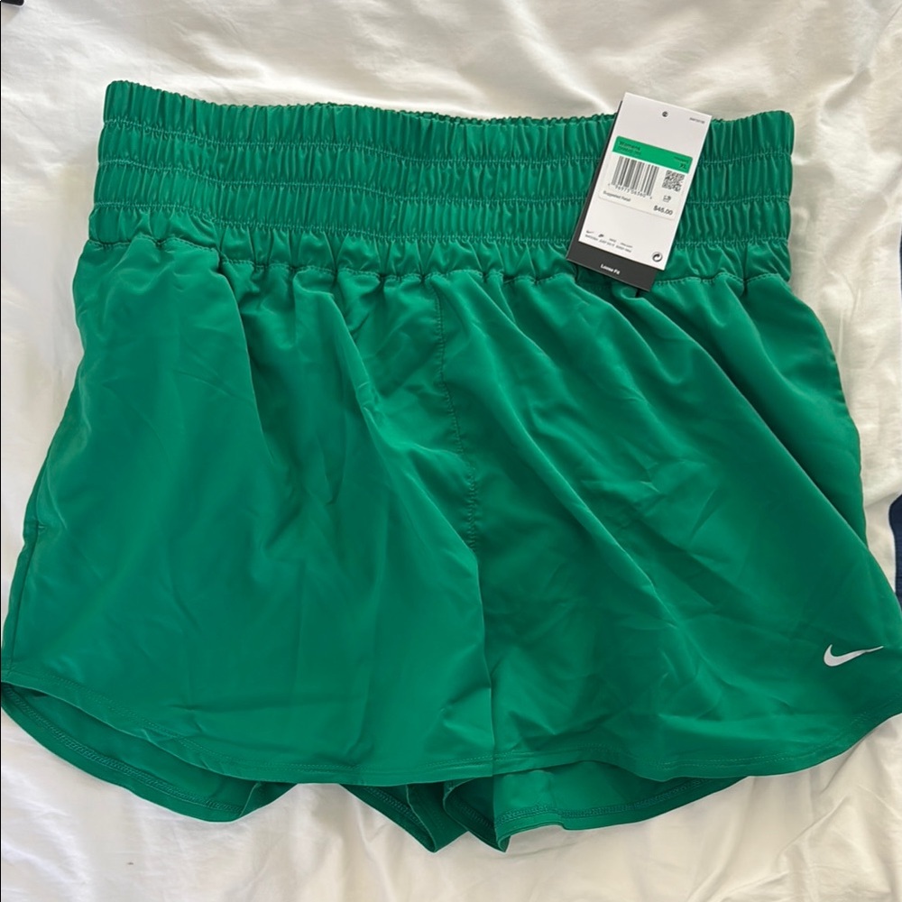 Nike Women's Green Athletic Shorts